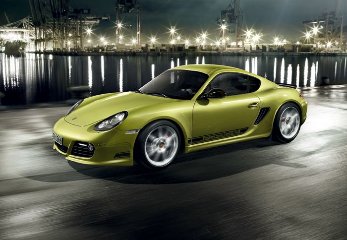 Porsche Cayman R: 
Είναι η ελαφρύτερη, ισχυρότερη και γρηγορότερη Cayman
παραγωγής μέχρι στιγμής. Τα 0-100 χλμ./ώρα έρχονται σε
λιγότερο από 5 δλ.